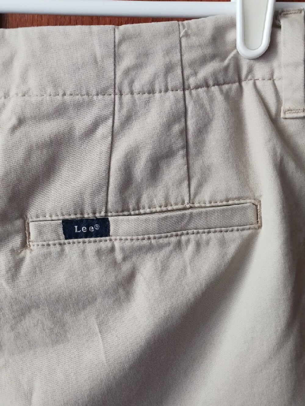 Lee Women's Flat Front Tan Shorts - Picture 10 of 16